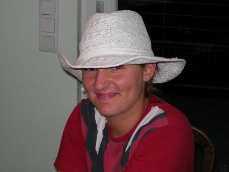 Barbara et son chapeau de cow-boy