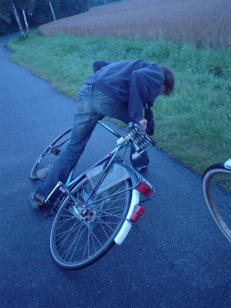 sylvain &agrave; v&eacute;lo