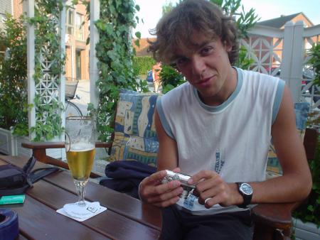 Sylvain et son appareil photo